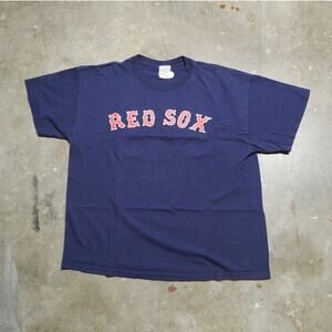 Vintage 2000s Boston Redsox Josh Beckett Jersey T-shirt